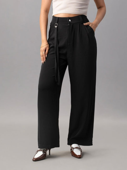 Buy High Rise Trousers Women online in India