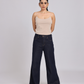 Essential Spaghetti Crop Top - Beige