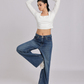 Premium White Square Neck Crop Top