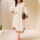 Embroidered Khadi Cotton Dress