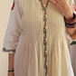 Embroidered Khadi Cotton Dress