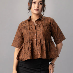 Buy Women Brown Shirts online in India | Natica