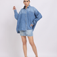 Oversized Light-Blue Denim Shirt