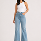 Sky Sculpt High-Rise Stretch Flared Jeans