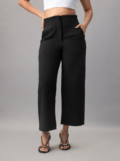 Women's High-Waisted Trousers