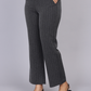 Grey Pinstripe High Waist Trouser