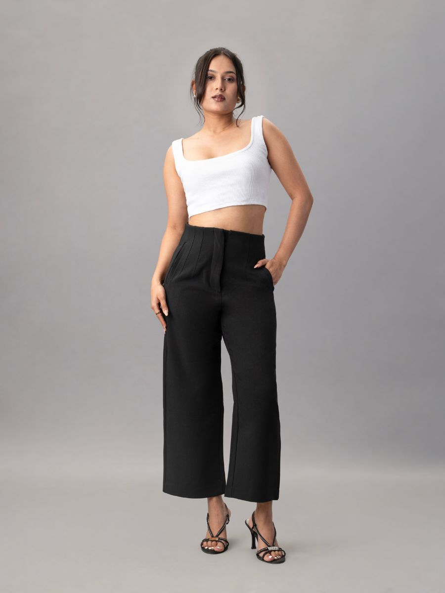 Women's High-Waisted Trousers