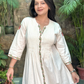 Embroidered Khadi Cotton Dress