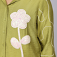 Buy Lime Bloom Embroidered Shirt - Buy Stylish Tops for Women Online in India - Natica