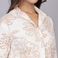 Ivory Petal Cutwork Shirt