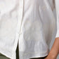 Classic White Embroidered Scallop Hem Shirt