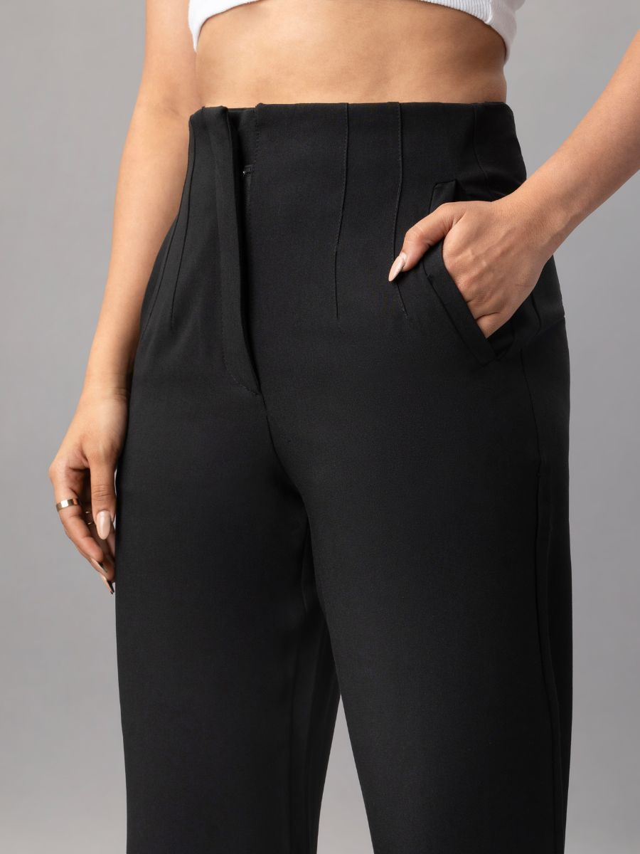 Women's High-Waisted Trousers