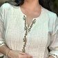 Embroidered Khadi Cotton Dress
