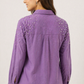 Dusty Lilac Pearl Embellished Shirt