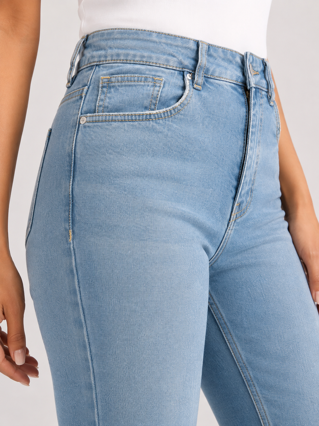 Sky Sculpt High-Rise Stretch Flared Jeans