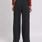 Black High-Waist Wide-Leg Trouser