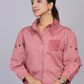 Rose Cutwork Embroidered Cotton Shirt