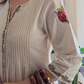Embroidered Khadi Cotton Dress