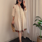 Embroidered Khadi Cotton Dress