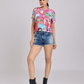 Artistic Pop Graphic T-Shirt - Pink
