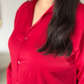 Scarlet Luxe Relaxed-Fit Shirt