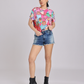 Artistic Pop Graphic T-Shirt - Pink