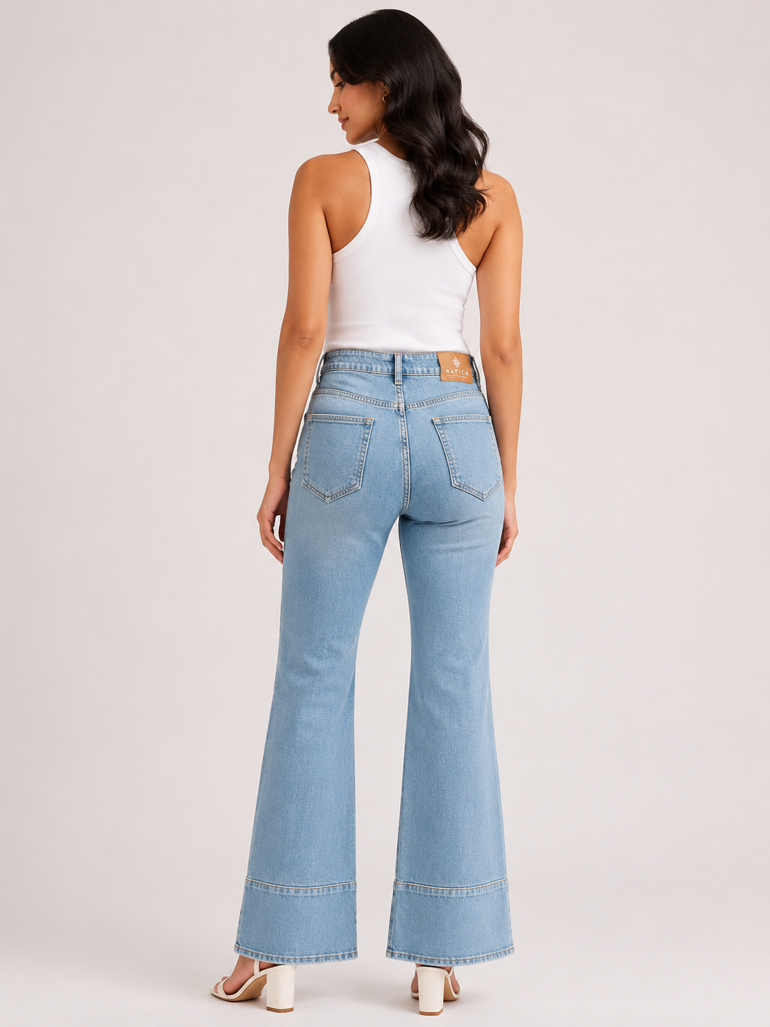 Sky Sculpt High-Rise Stretch Flared Jeans