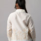 Embroidered Off-White Cotton Shirt