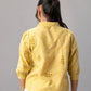 Sunbeam Yellow Embroidered Cotton Shirt