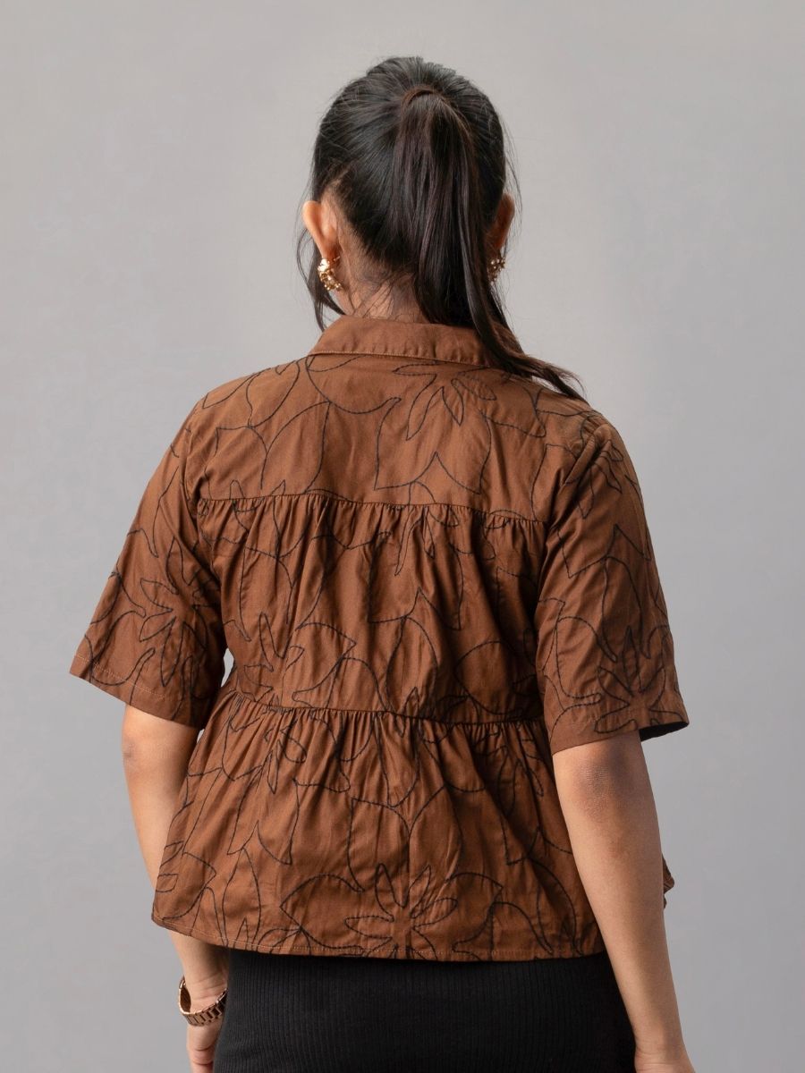 Buy Women Brown Shirts online in India | Natica