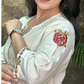 Embroidered Khadi Cotton Dress
