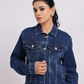 Classic Dark Blue Denim Jacket