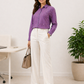 Dusty Lilac Pearl Embellished Shirt