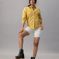 Sunbeam Yellow Embroidered Cotton Shirt