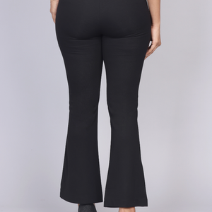 Diamond Black Sleek Stretch Pants