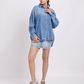 Oversized Light-Blue Denim Shirt