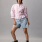 Rose Reverie Pink Lace Victorian Puff Sleeve Top