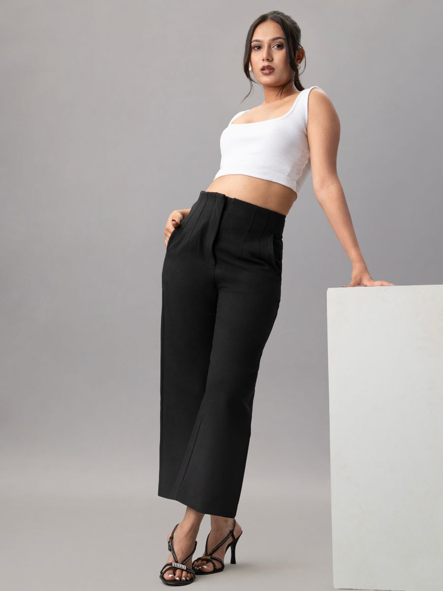 Women's High-Waisted Trousers