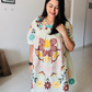 Floral Fabric Cotton Dress