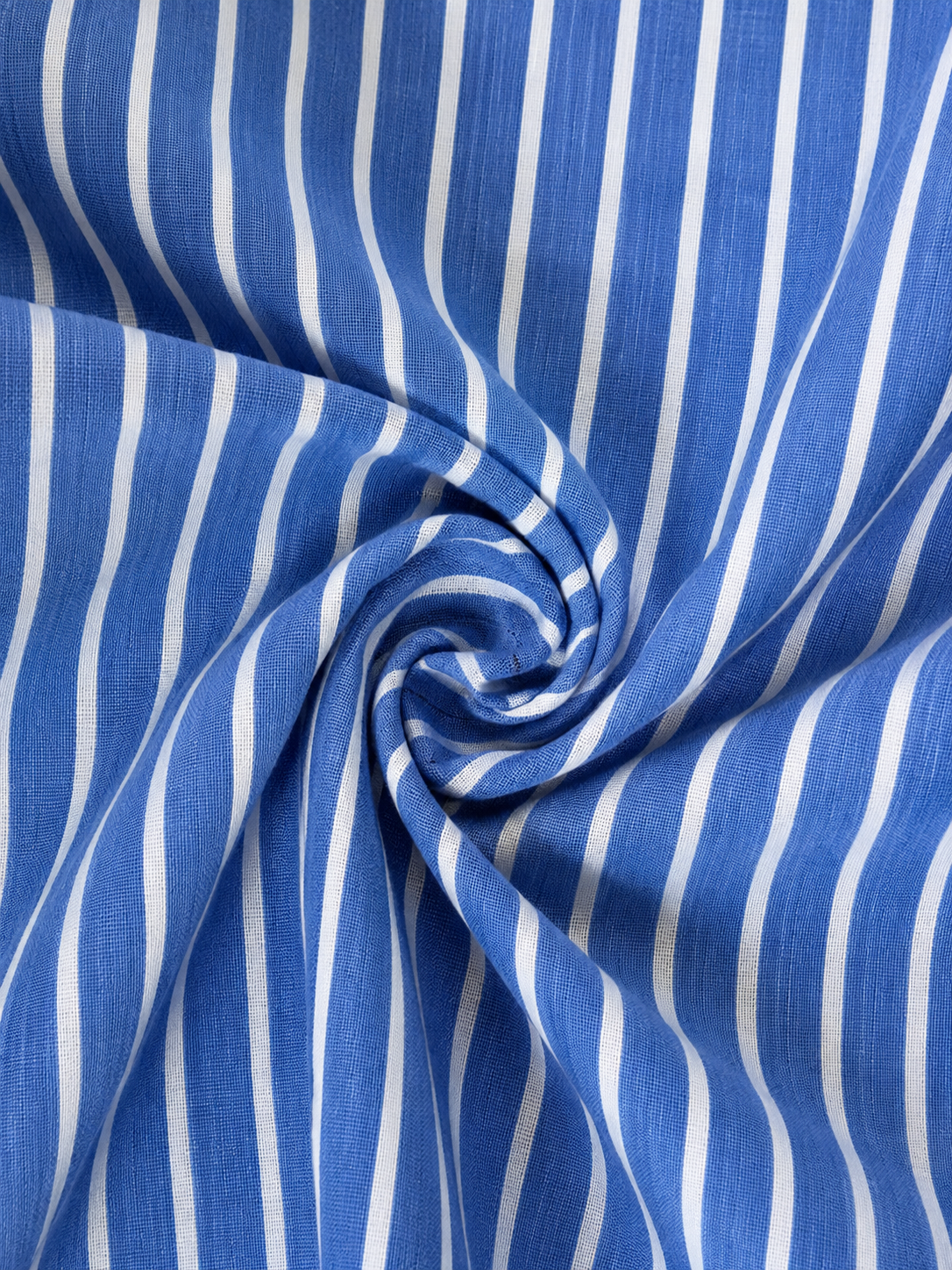 Riviera Blue Striped Relaxed-Fit Cotton Shirt