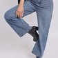 Mid-Blue Rhinestone Straight-Fit Jeans