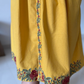 Embroidered Yellow Cotton Dress