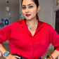 Scarlet Luxe Relaxed-Fit Shirt