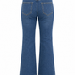 Azure Sculpt High-Rise Stretch Flared Jeans