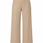 Champagne Glow Rhinestone Wide-Leg Trousers