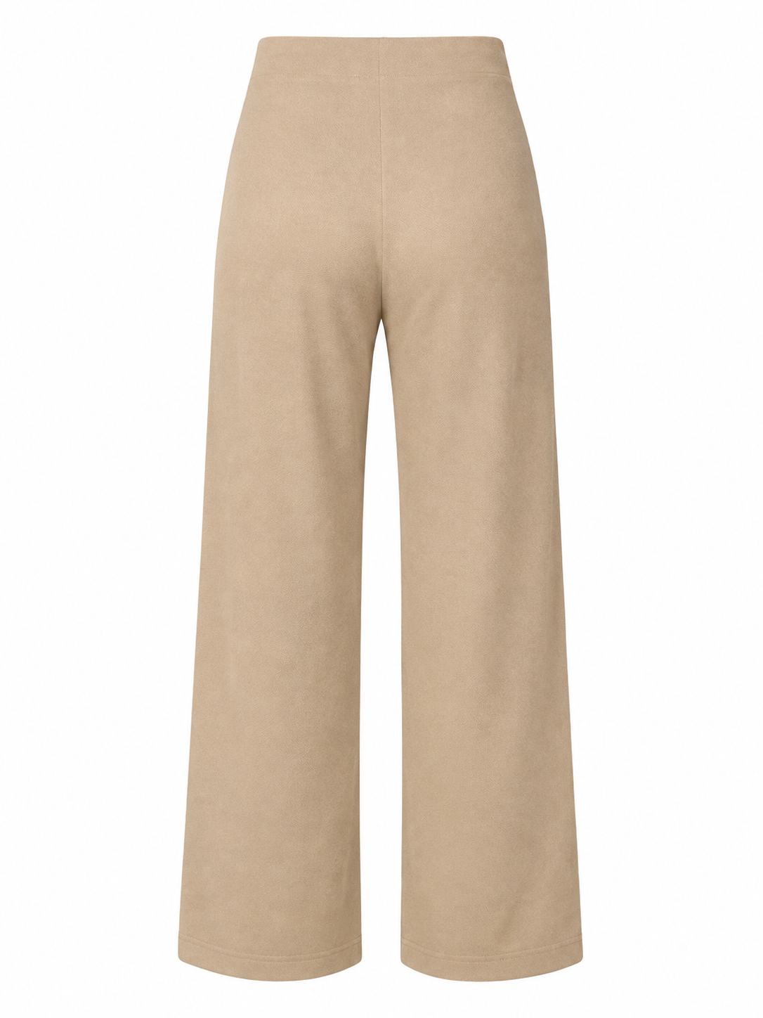 Champagne Glow Rhinestone Wide-Leg Trousers