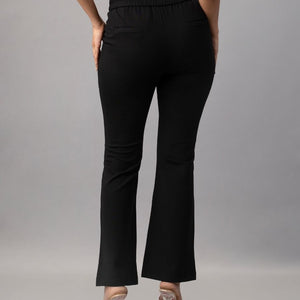 Crystal Trimmed Tapered Women Trousers