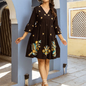 Natica black beauty embroidered edition – Buy stylish dresses for women online in India