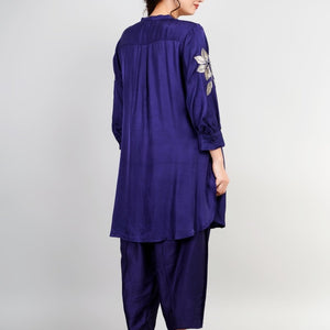 Luxury Silk Co-Ord Set with Zari Embellishments 