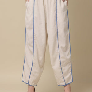 Breezy Blue Oversized Cotton Co-Ord Set